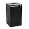 Alpine Industries Square Recycling Bin, 29 Gallons, Black Can, Mixed Opening Lid, for Cans/Bottles ALP4450-KIT-BLK-M-CB - alternate 6
